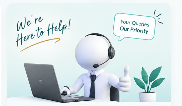 We're Here to Help! Your Queries Our Priority